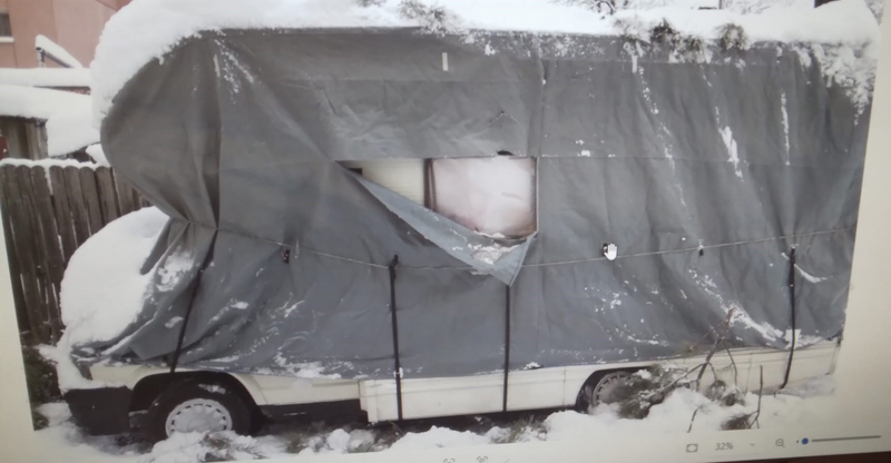 Husa camper/ autorulota 5,20 x 2,50 m – material premium Germania 600 lei